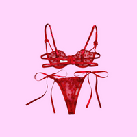 Thumbnail for Ensemble Lingerie Sexy en Dentelle 